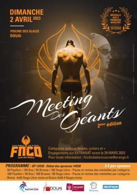 Résultats 2 eme meeting des géants douai
