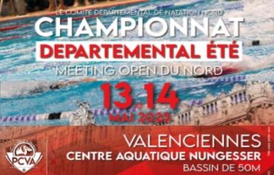 Résultats Championnat Départemental en grand bassin - NORD - VALENCIENNES (FRA)